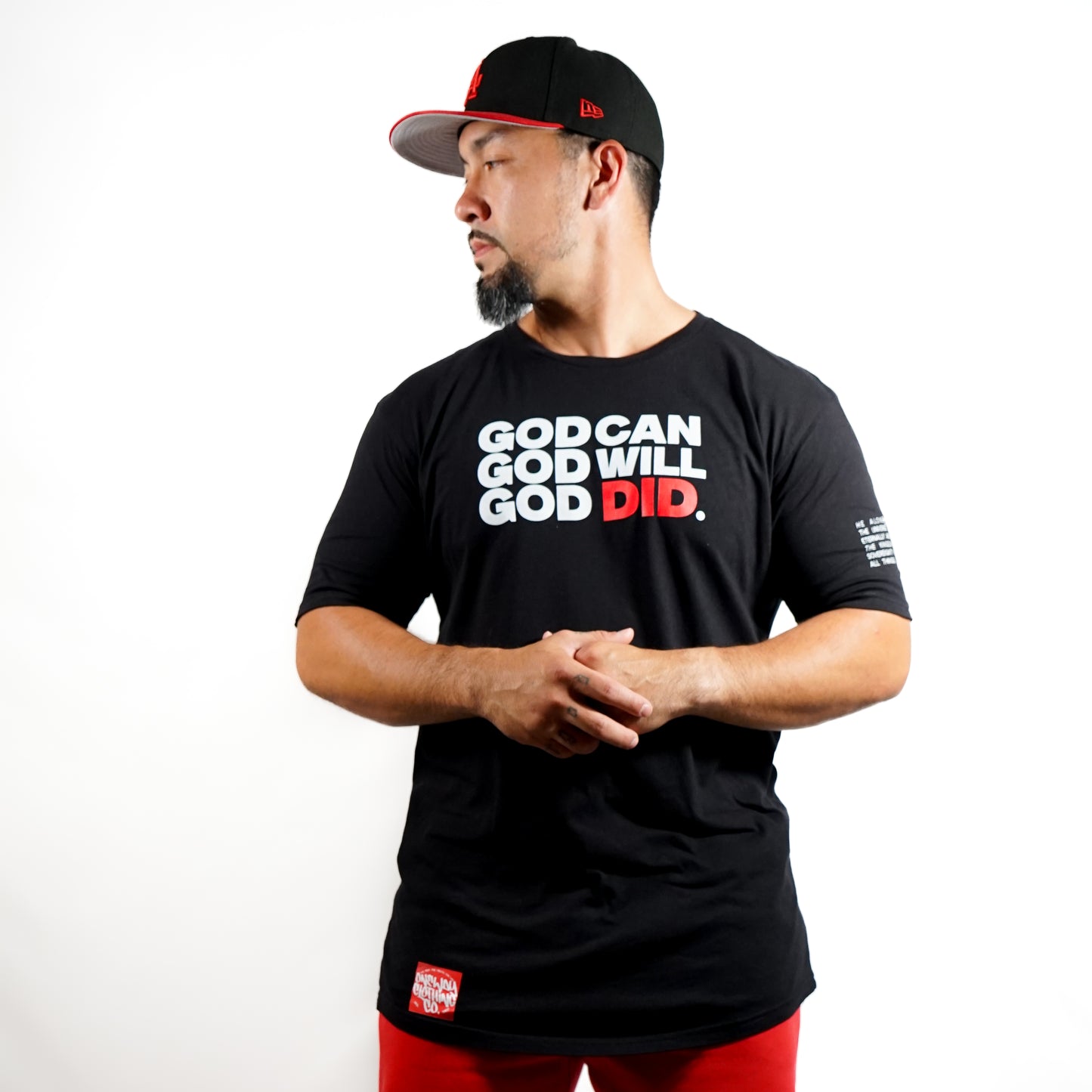 GOD DID SWOOP TEE (BLACK)