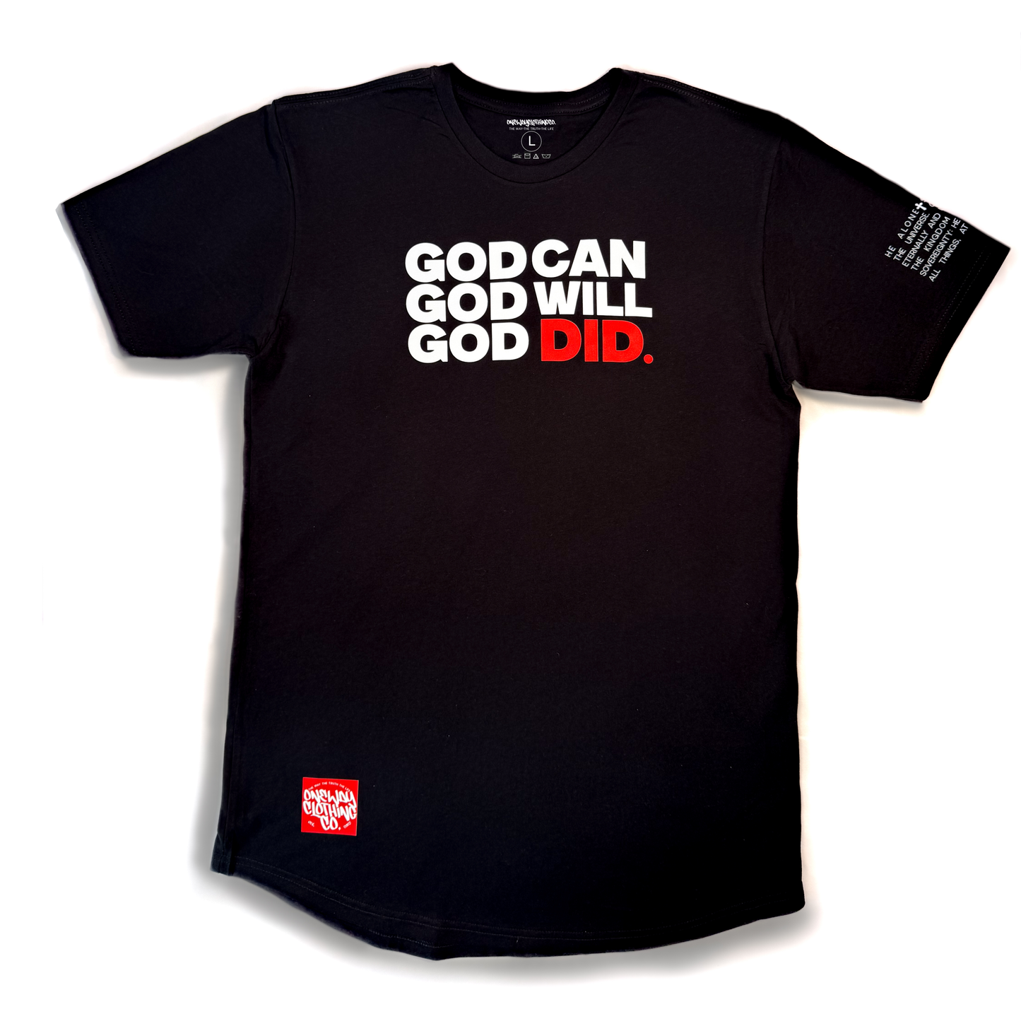 GOD DID SWOOP TEE (BLACK)