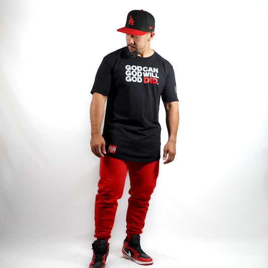 GOD DID SWOOP TEE (BLACK)