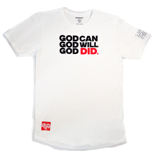 GOD DID SWOOP TEE (WHITE)